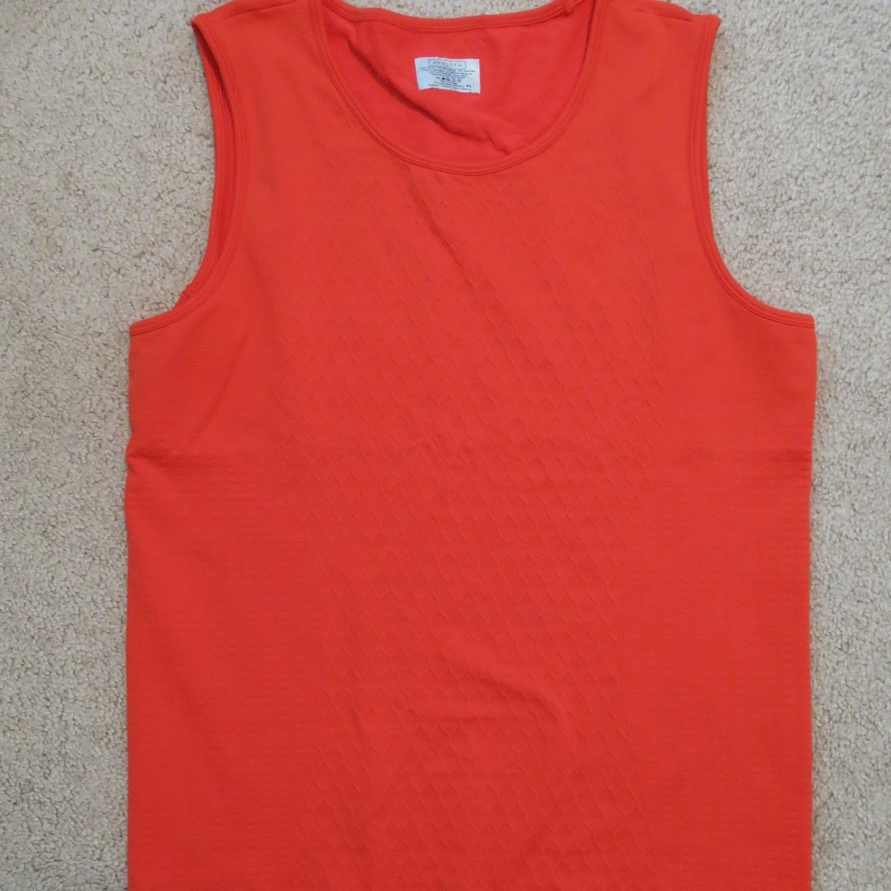 Athleta Tank Top Orange Textured